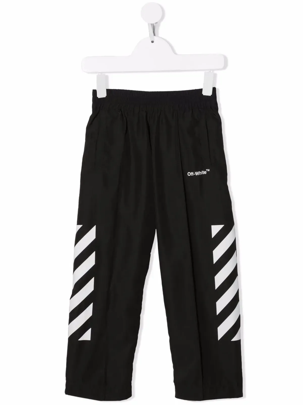Off-White Kids Diag-print トラウザーズ - 画像1