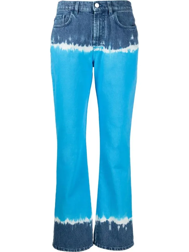 Alberta Ferretti Alberta Ferretti タイダイ柄フレアジーンズの商品画像