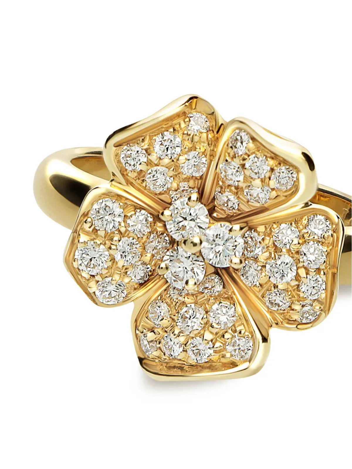 LEO PIZZO 18kt イエローゴールド ダイヤモンドリング - 画像2