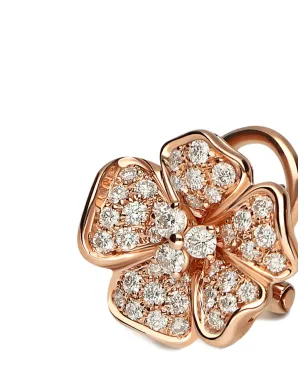 LEO PIZZO 18K ローズゴールド Flora ダイヤモンド イヤリング - サムネイル4