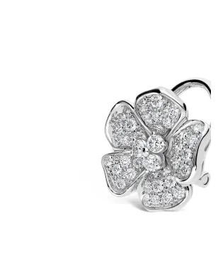 LEO PIZZO 18金ホワイトゴールド フローラ ダイヤモンド イヤリング - シルバー - サムネイル2