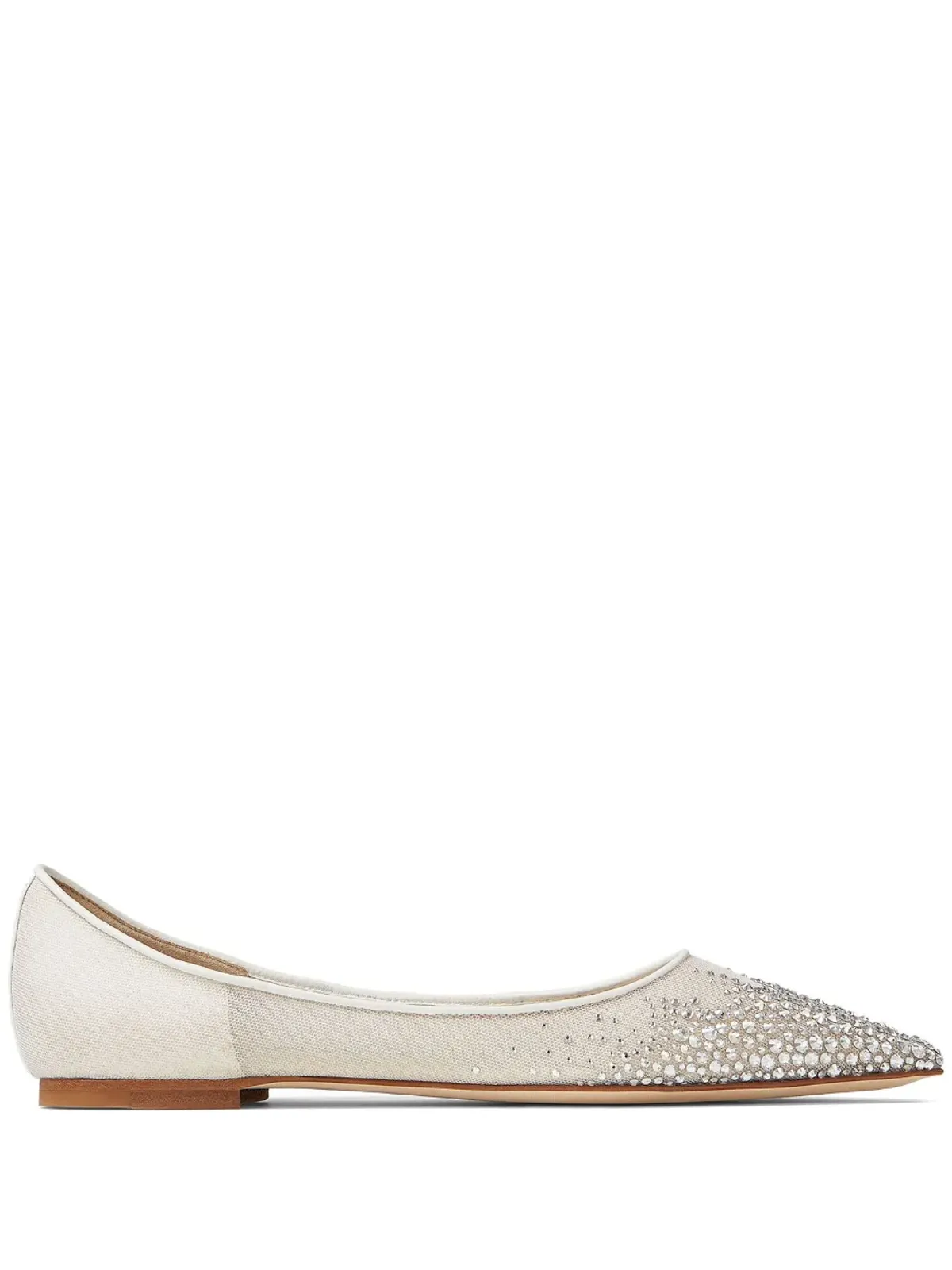 Jimmy Choo Love クリスタル装飾バレリーナ - 画像1