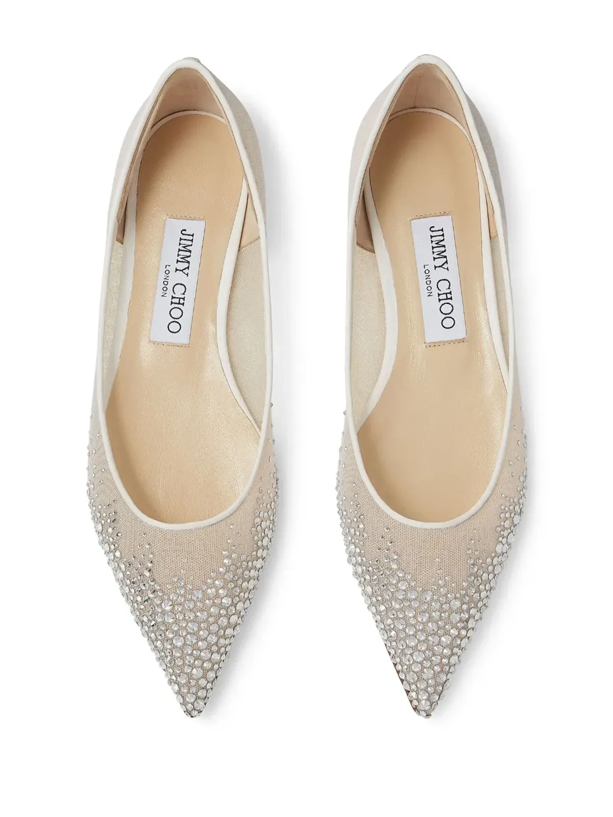 Jimmy Choo Love クリスタル装飾バレリーナ - 画像3