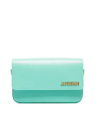 Jacquemus Le Carinu レザーショルダーバッグ（グリーン） - サムネイル1