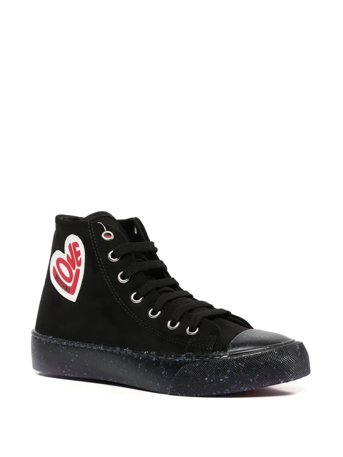 Love Moschino ロゴパッチ ハイカットスニーカー - 画像3