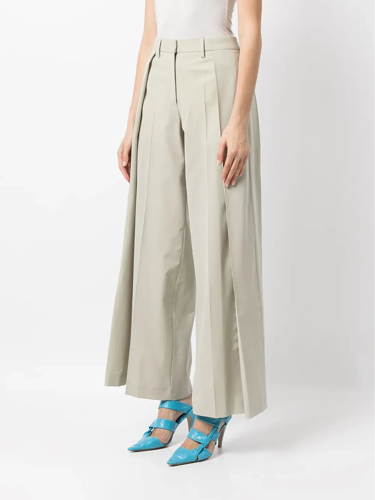 Off-White サイドプリーツパネルドパンツ - 画像3