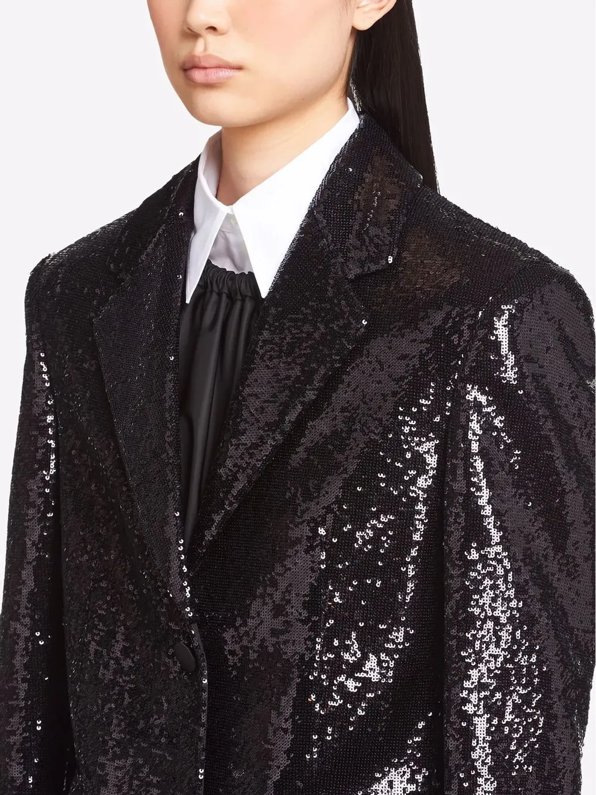 Prada スパンコール装飾ブレザー - 画像5