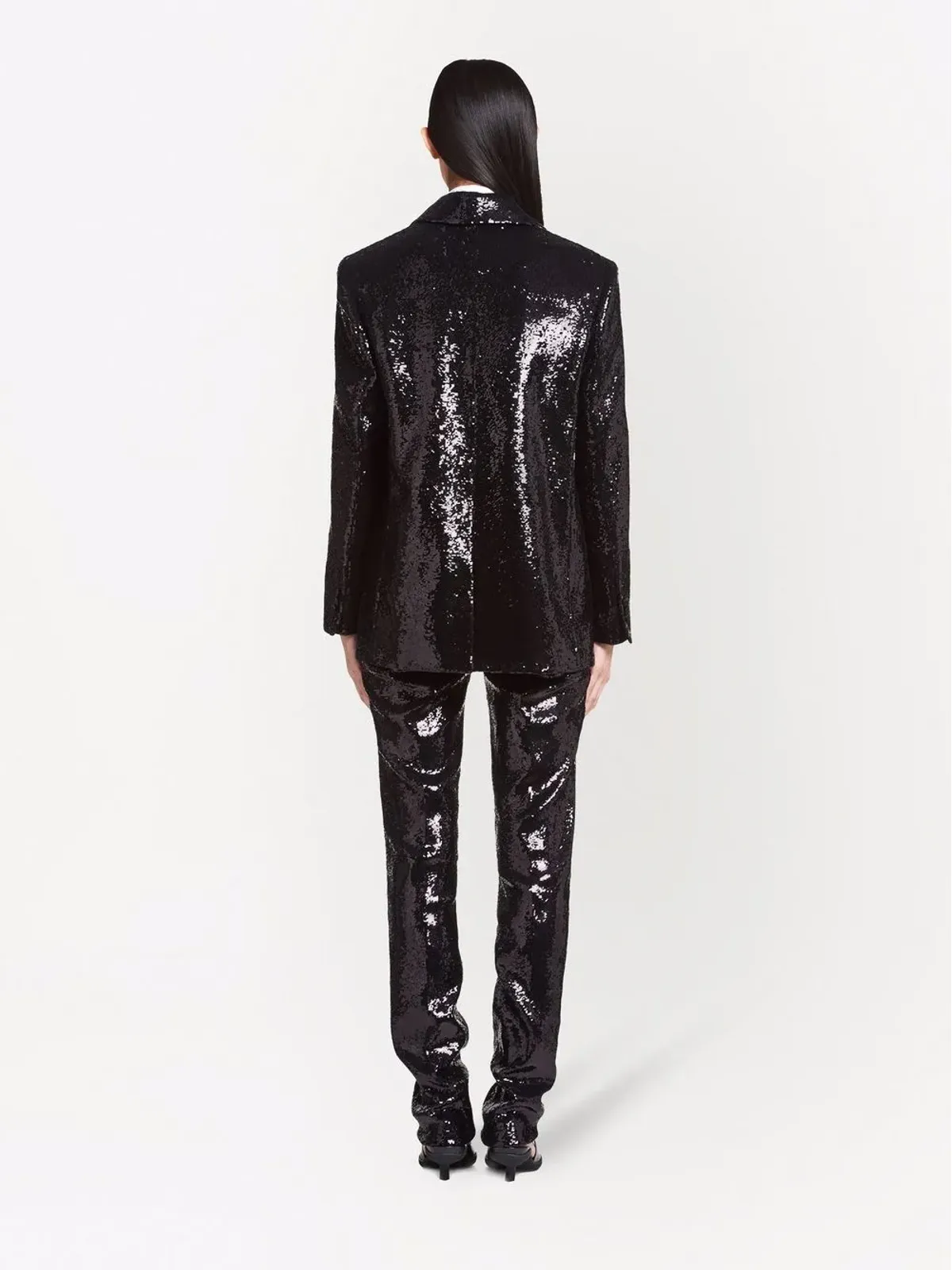 Prada スパンコール装飾ブレザー - 画像4