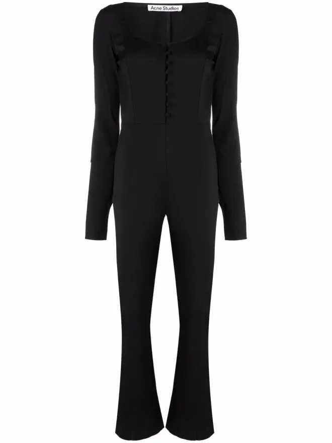 Acne Studios Acne Studios 長袖ツイルジャンプスーツの商品画像