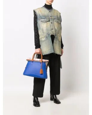 Maison Margiela Derelict アシンメトリック デニムジレ - サムネイル2