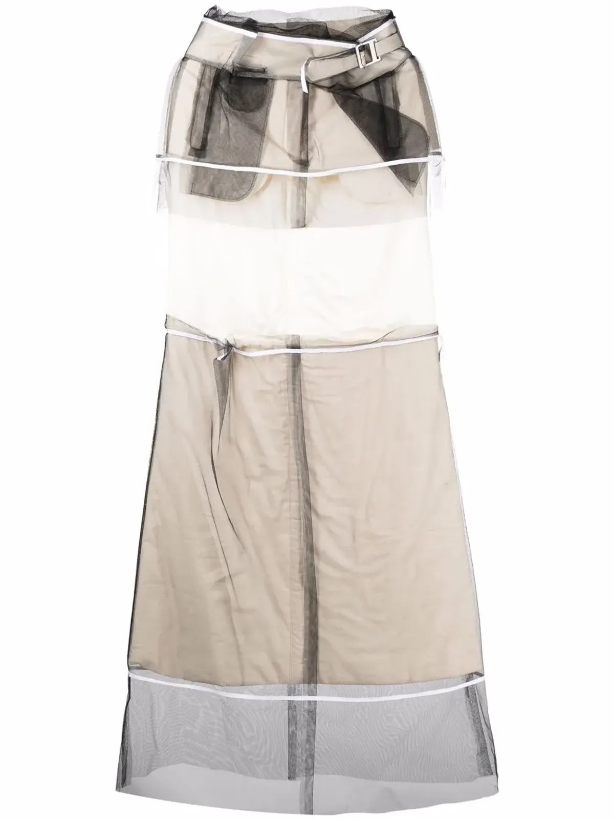 Maison Margiela パッチワークレイヤードドレス - 画像1