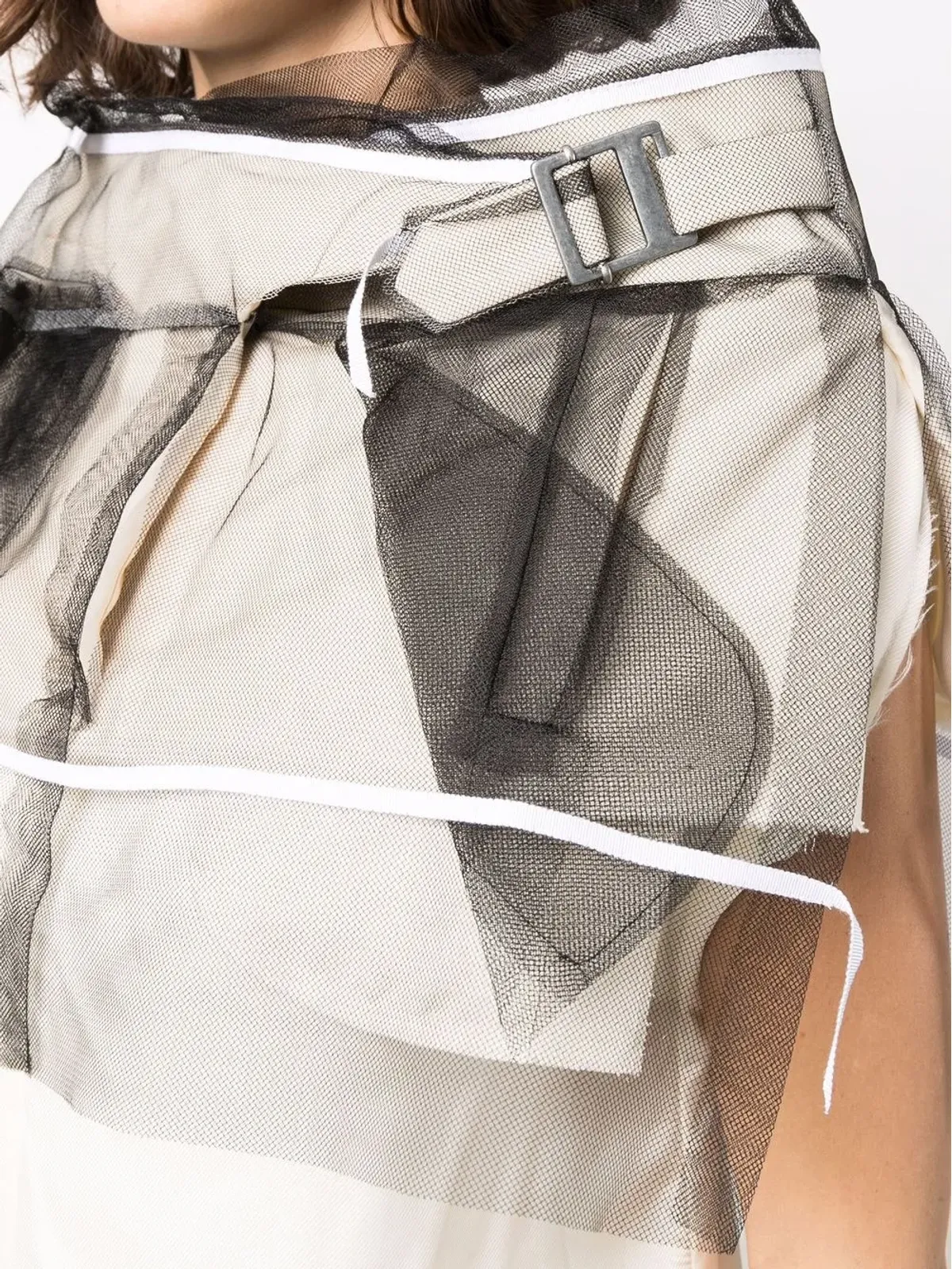 Maison Margiela パッチワークレイヤードドレス - 画像5