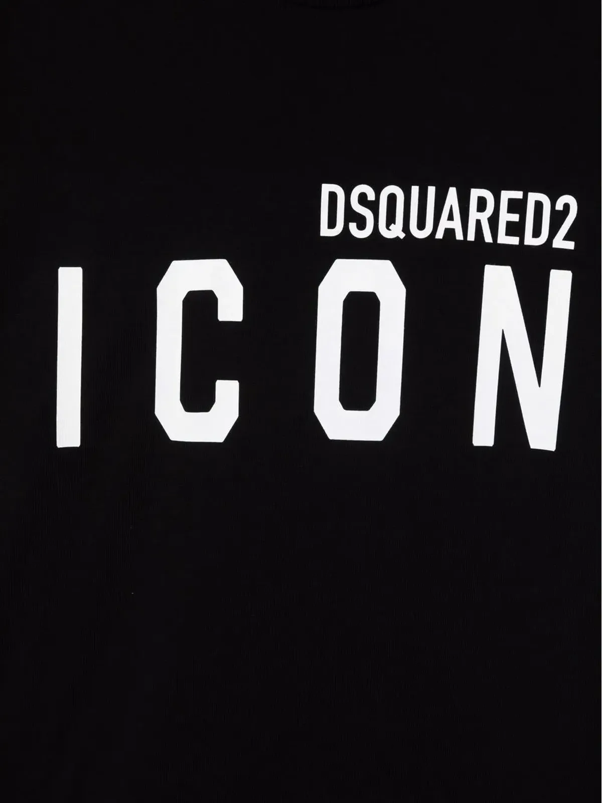DSQUARED2 KIDS TEEN アイコンプリント コットンTシャツ ブラック - 画像3