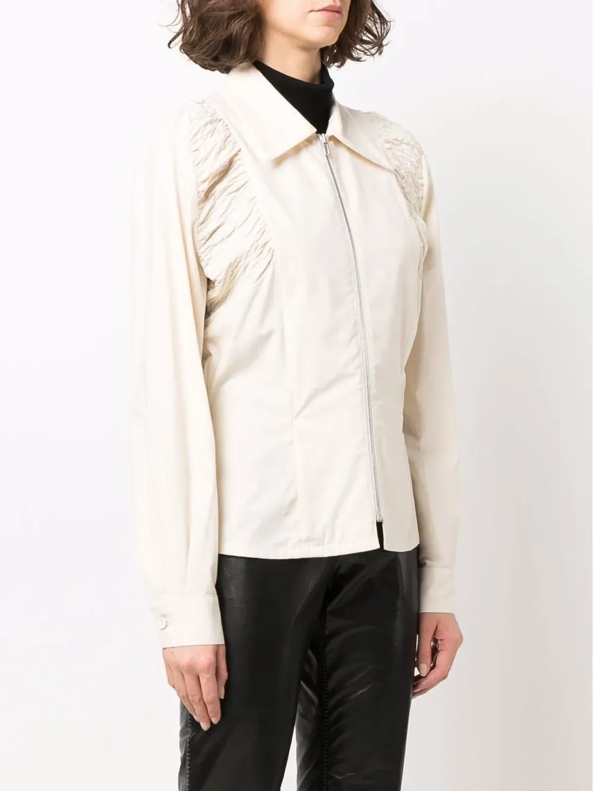 Maison Margiela ギャザー入りシャツ - 画像3