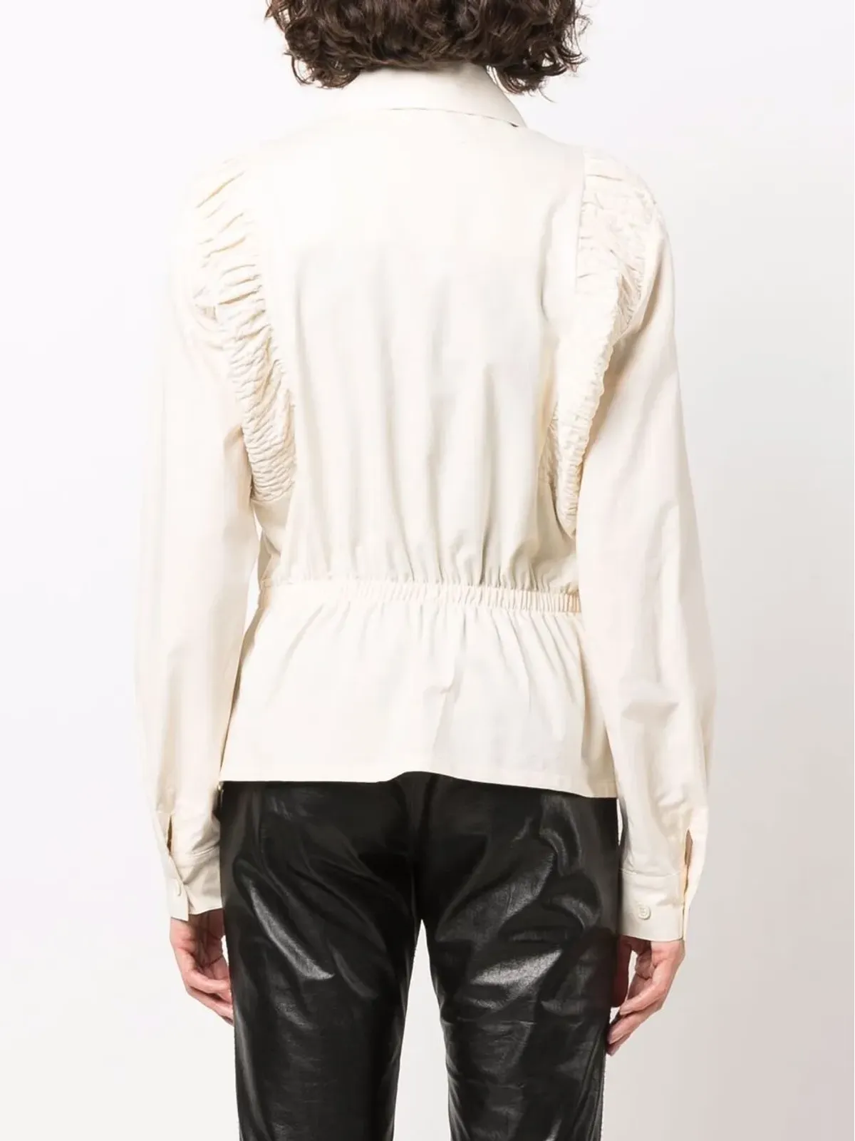 Maison Margiela ギャザー入りシャツ - 画像4