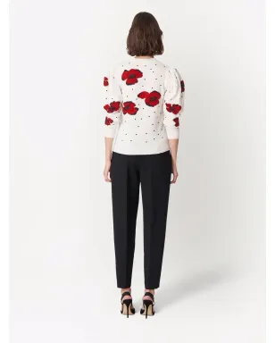 Carolina Herrera 高腰テーパードパンツ - サムネイル3