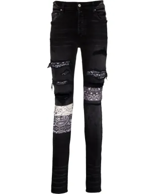 AMIRI バンダナ柄スキニージーンズ - サムネイル1