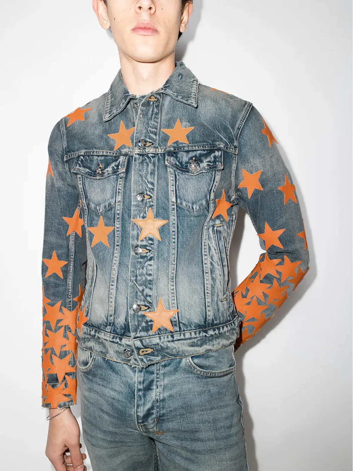 AMIRI CHEMIST STAR TRUCKER デニムジャケット - 画像2