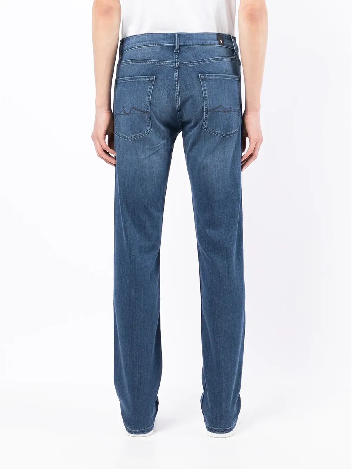 7 For All Mankind スタンダード・ストレートジーンズ - ブルー - 画像4