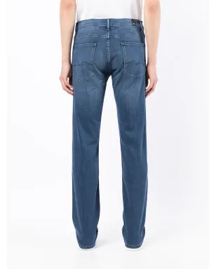 7 For All Mankind スタンダード・ストレートジーンズ - ブルー - サムネイル4