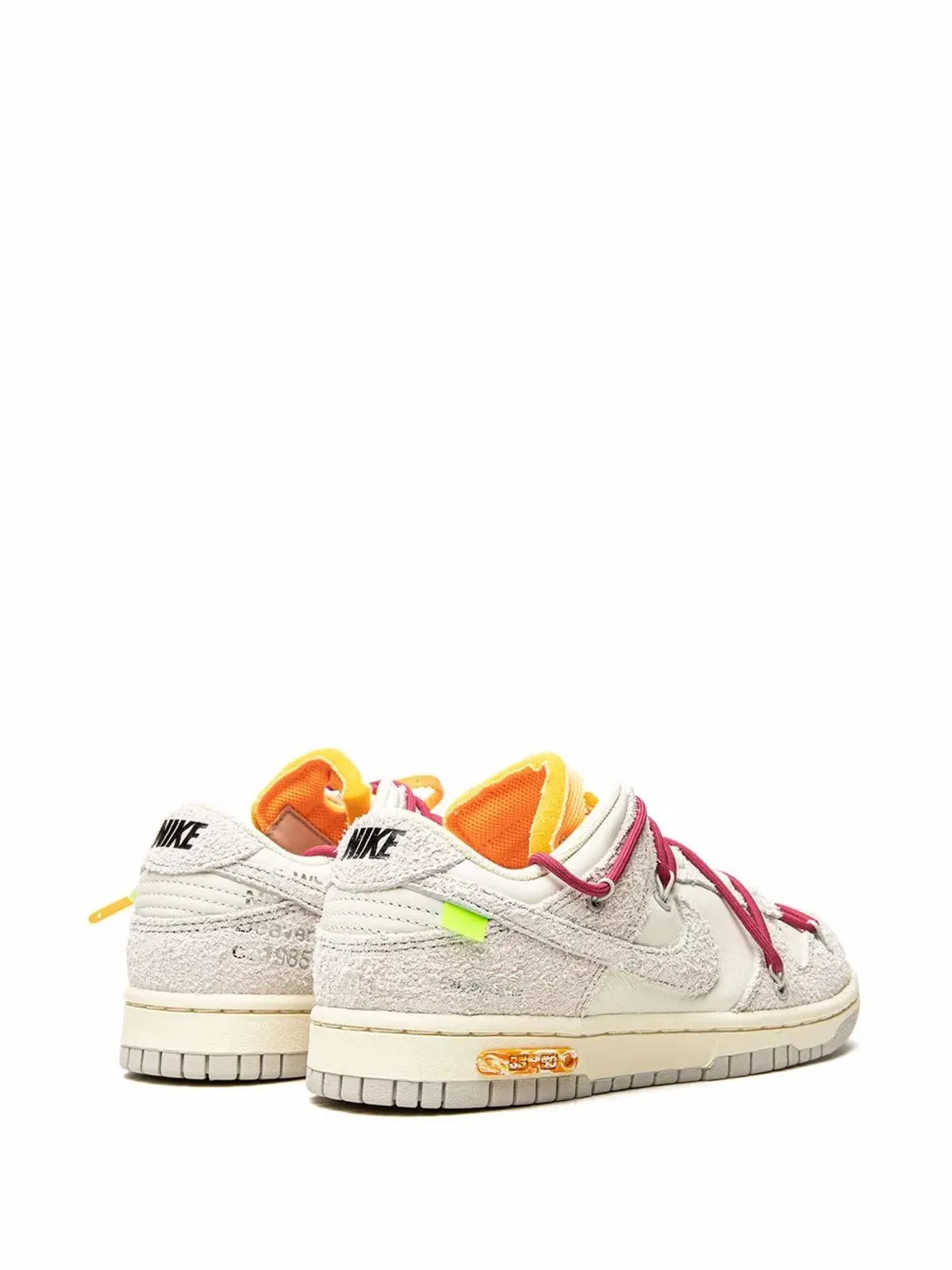 Nike X Off-White ダンク ロー スニーカー - 画像3