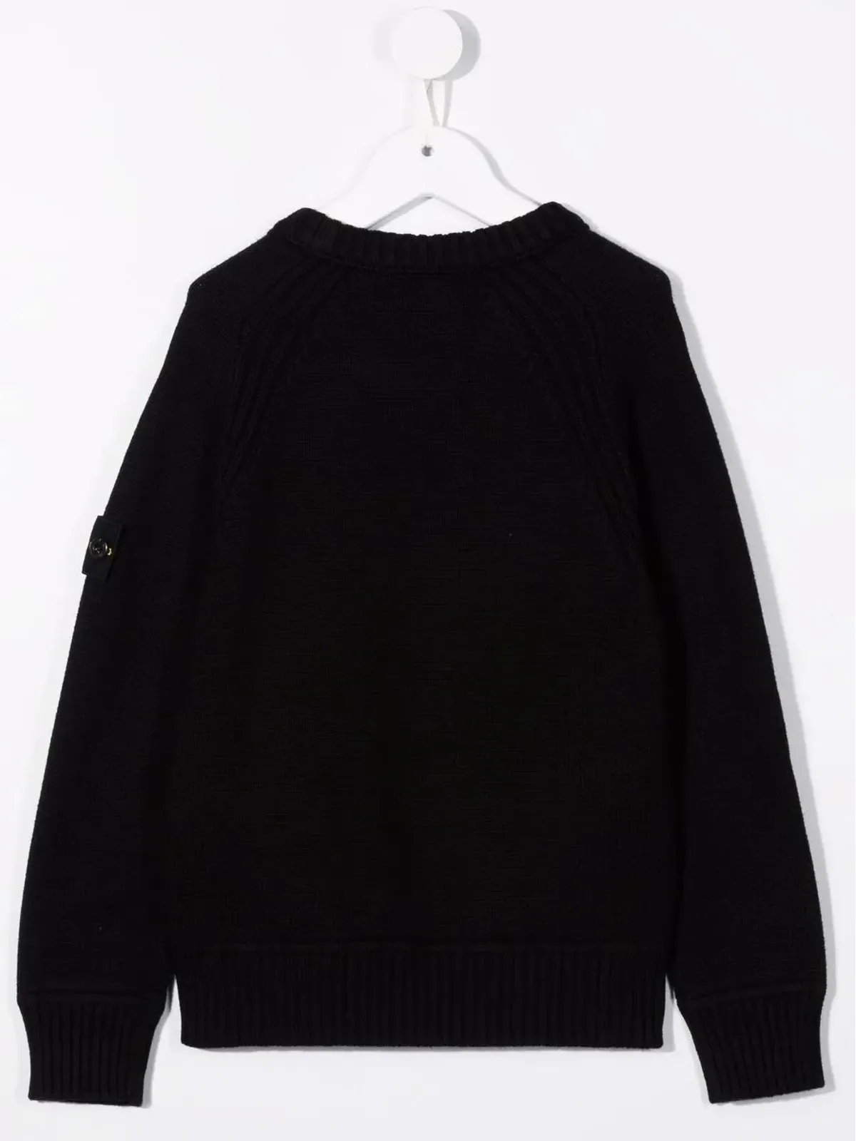Stone Island Junior ロゴパッチ付きニットジャンパー - 画像2