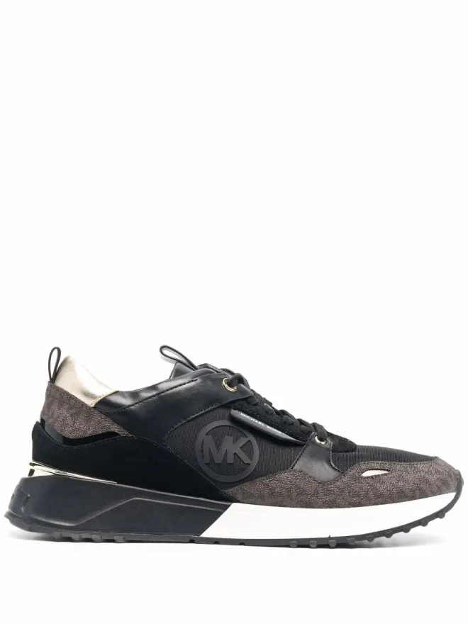 Michael Michael Kors Michael Michael Kors Theoモノグラムプリント ロー-トップスニーカーの商品画像