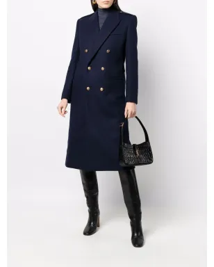 Saint Laurent ダブルブレスト テーラードコート - サムネイル2