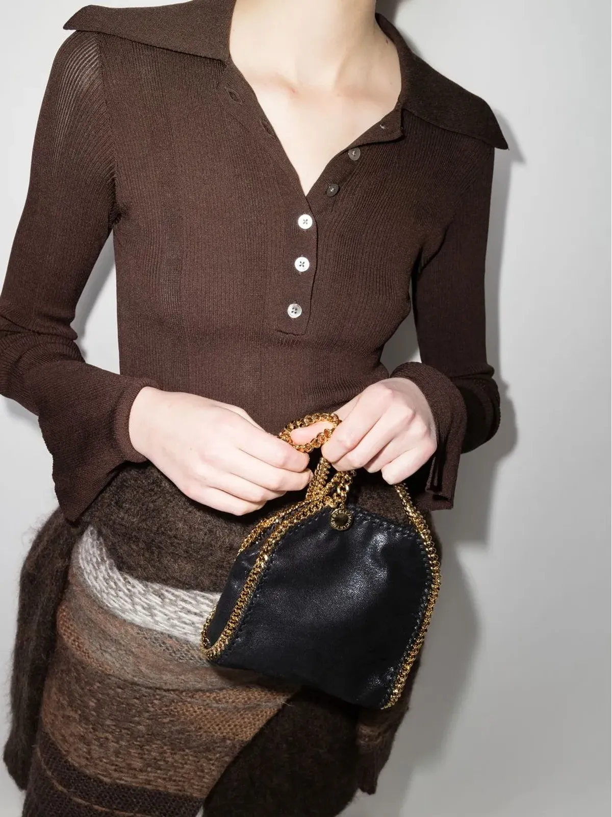 Stella McCartney tiny Falabella handbag - Black - 画像2