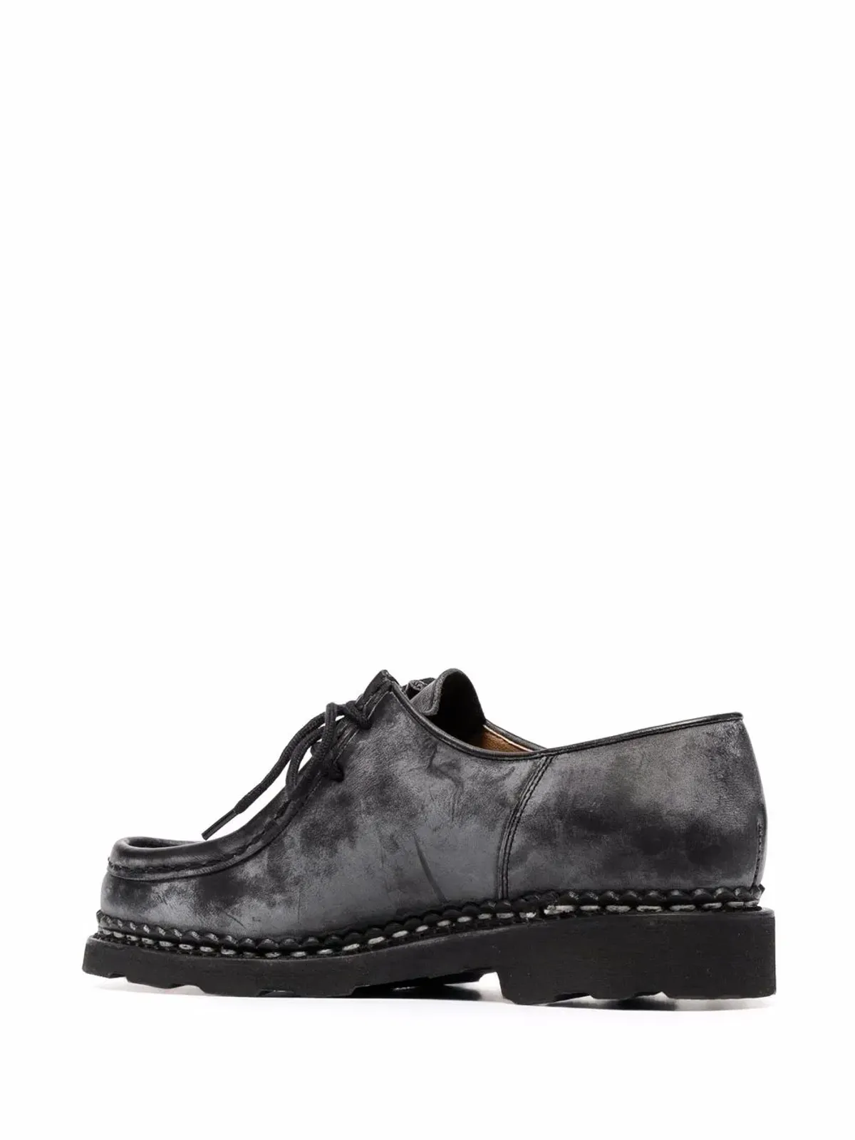 Paraboot ディストレスドダービーシューズ - 画像3