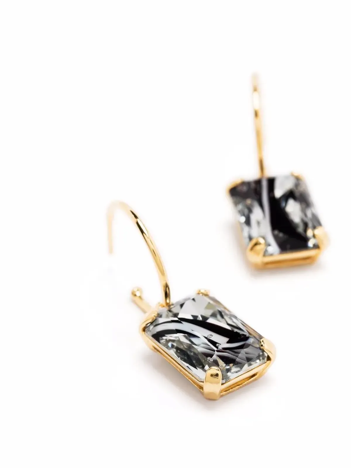 Wouters & Hendrix クリスタル装飾フープピアス - 画像3