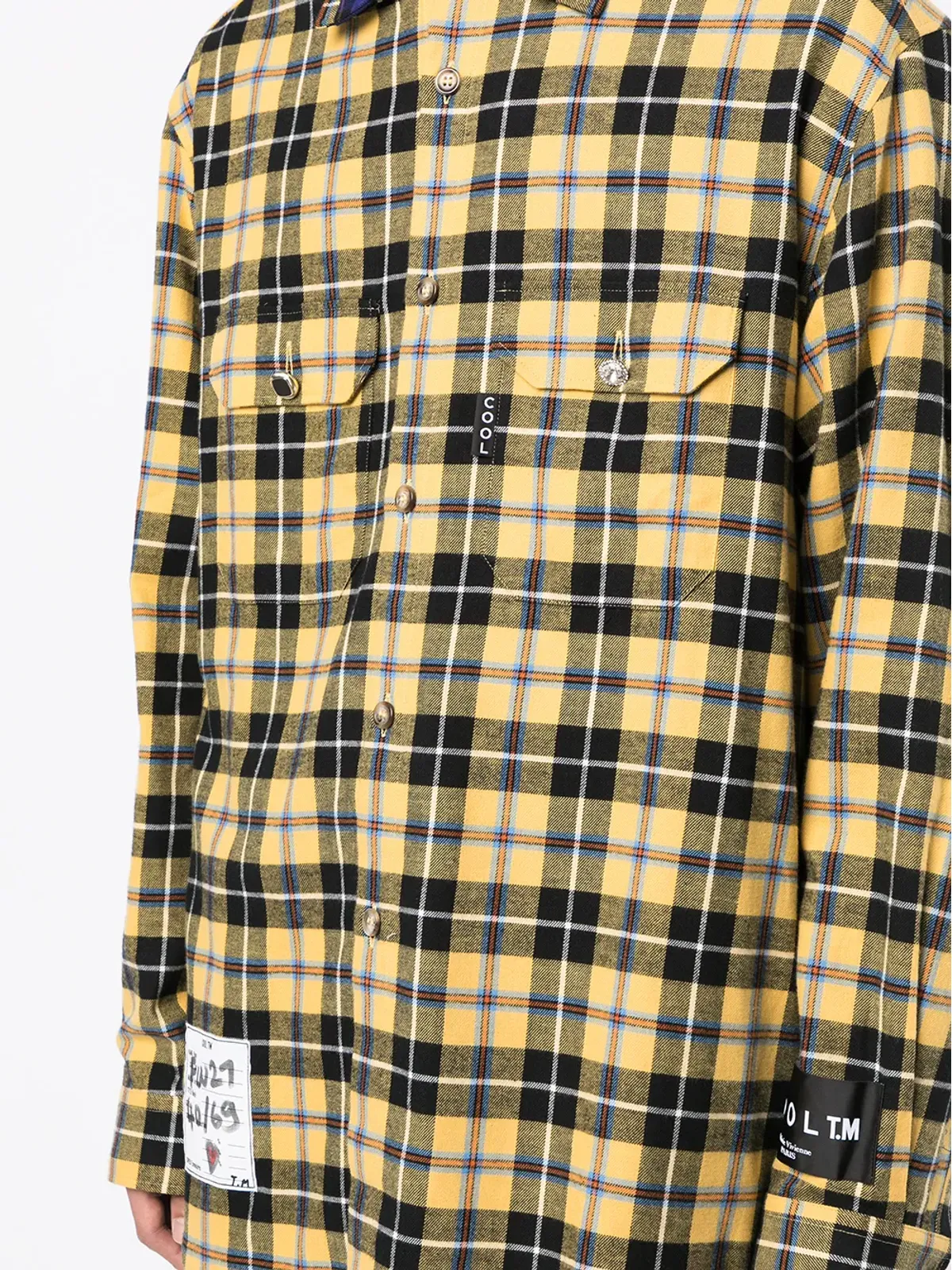 COOL T.M チェック柄プリントシャツ - 画像5