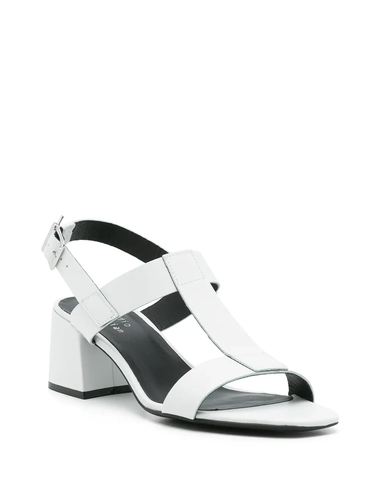 Studio Chofakian Studio 107 65mm leather sandals - White - 画像2