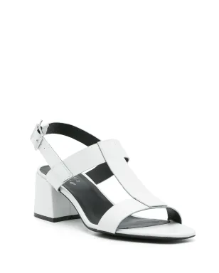 Studio Chofakian Studio 107 65mm leather sandals - White - サムネイル2