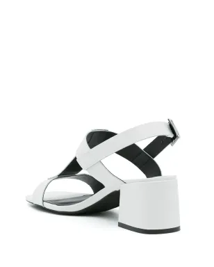 Studio Chofakian Studio 107 65mm leather sandals - White - サムネイル3