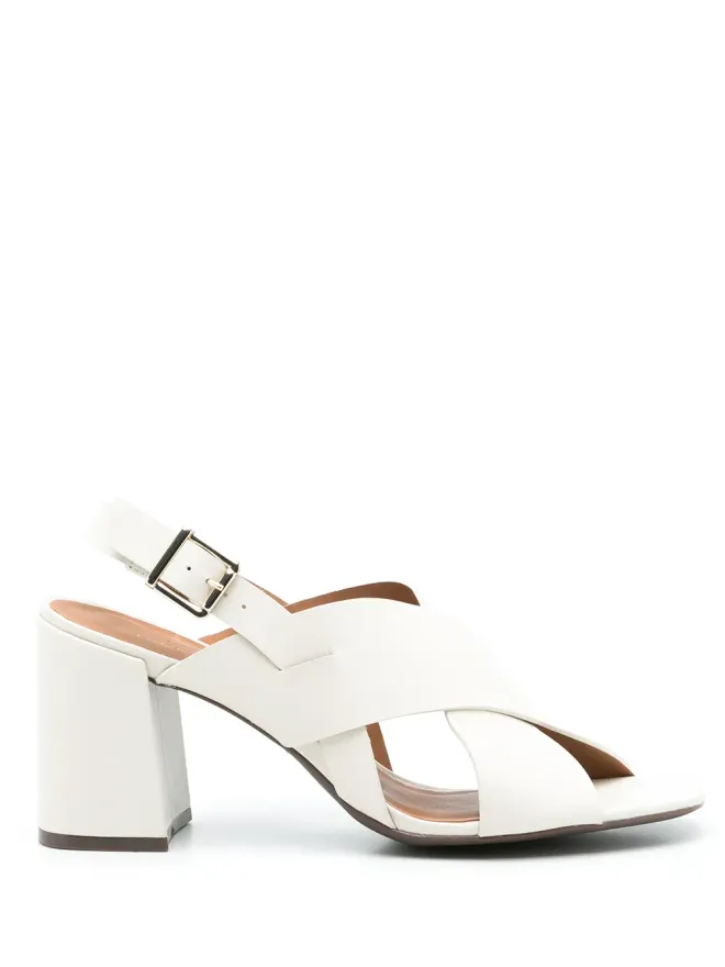 Sarah Chofakian Sarah Chofakian ハイウェイ レザーサンダル - Whiteの商品画像