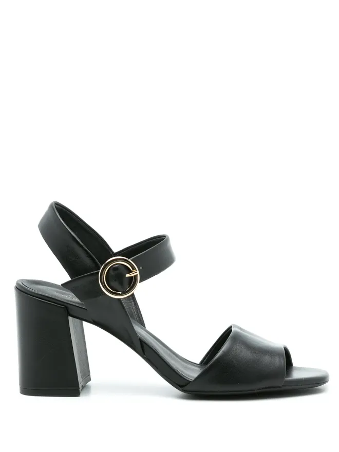 Sarah Chofakian Sarah Chofakian Margaret leather sandals - Blackの商品画像