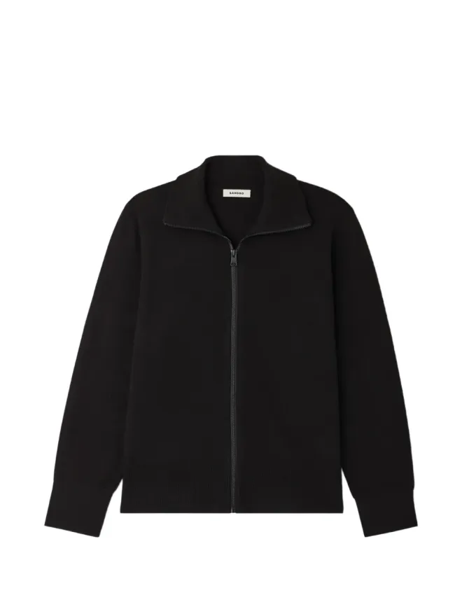 SANDRO SANDRO ハイネックジップアップカーディガンの商品画像