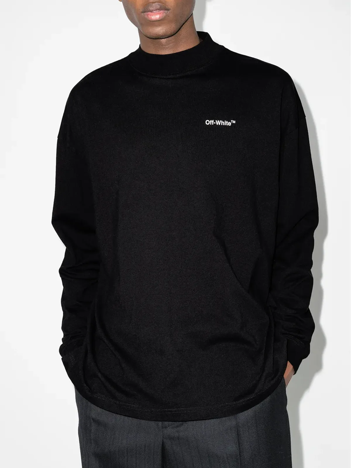 Off-White Caravaggio Arrow ロングスリーブ Tシャツ - 画像2