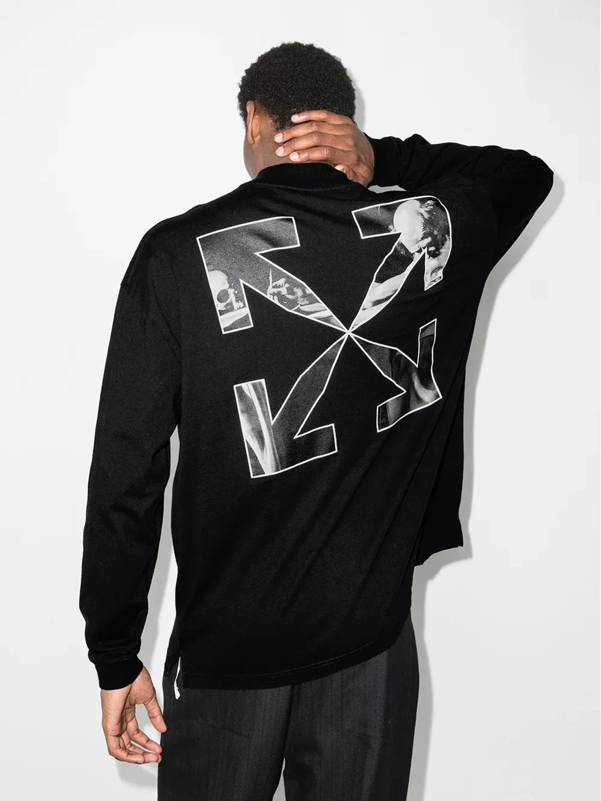 Off-White Caravaggio Arrow ロングスリーブ Tシャツ - 画像3