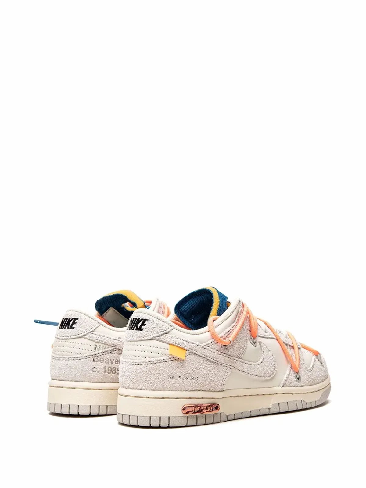 Nike X Off-White ダンクロー Lot 19 スニーカー - 画像3