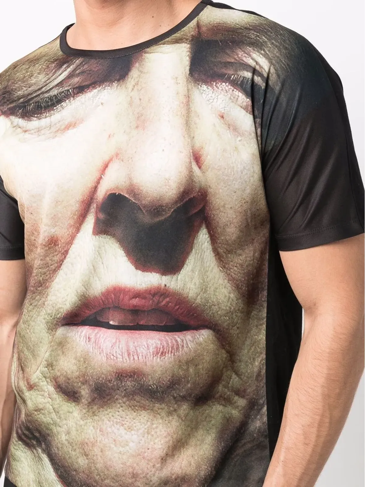 Issey Miyake Pre-Owned 2010年 サトシ・フジワラ 写真プリント Tシャツ - 画像5