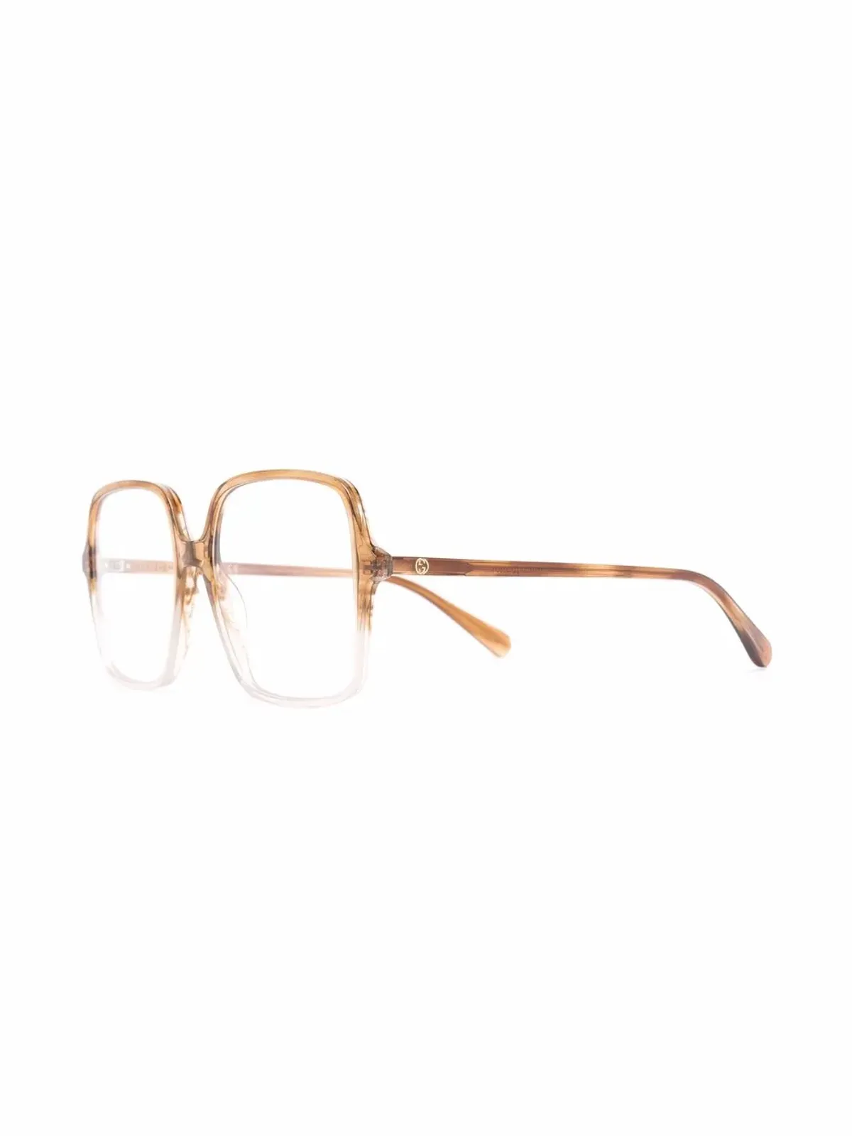 Gucci Eyewear オーバサイズスクエアフレーム眼鏡 - 画像2