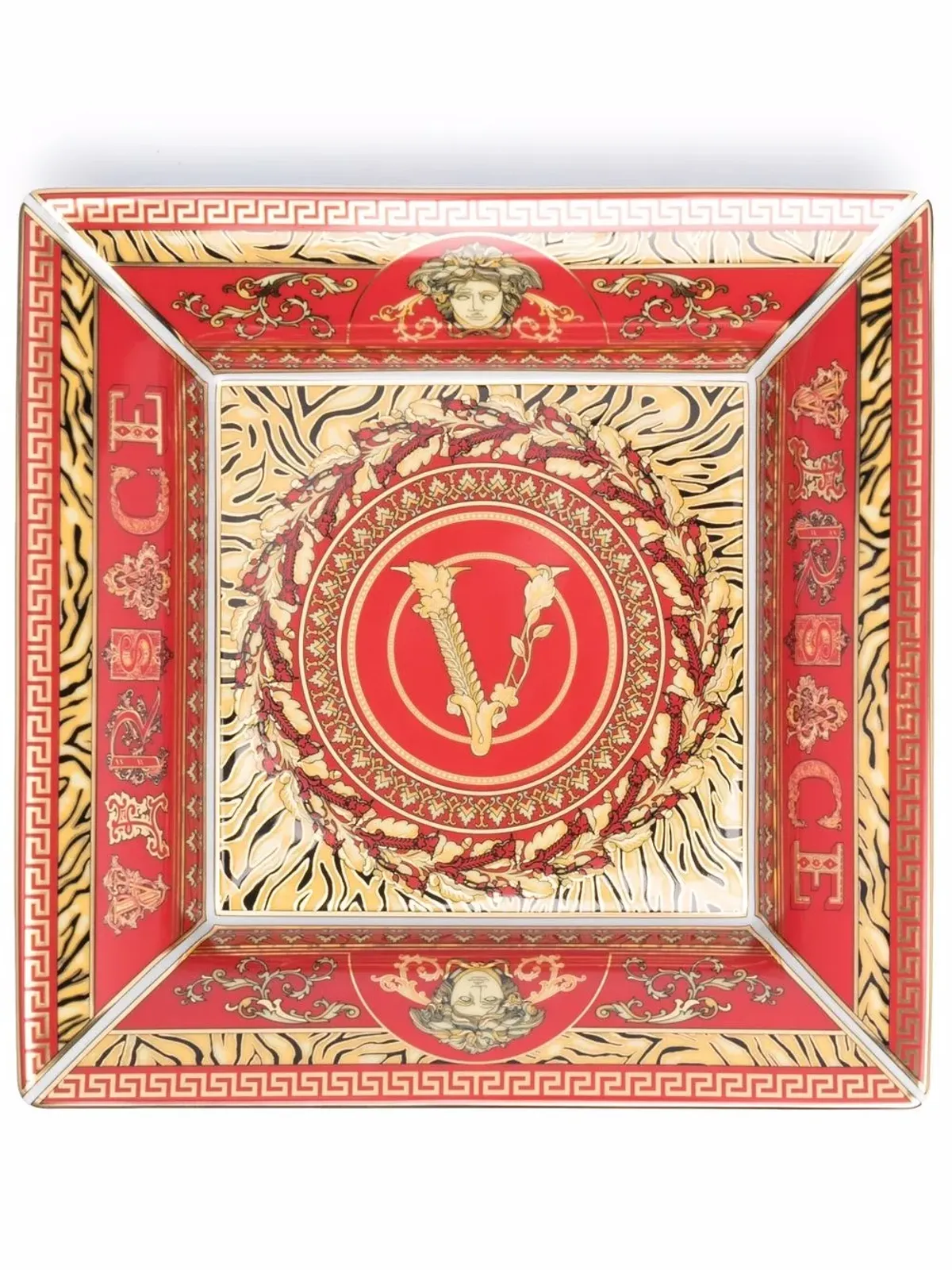 Versace Virtus Holiday 正方形ディナープレート - 画像1