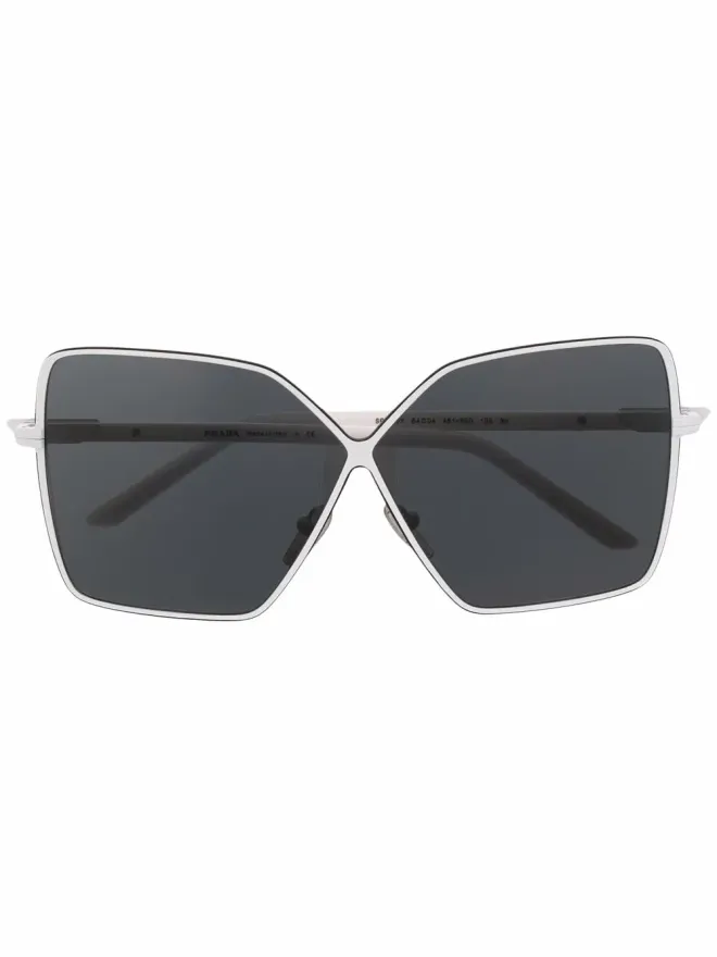Prada Eyewear Prada Eyewear オーバーサイズティントサングラスの商品画像