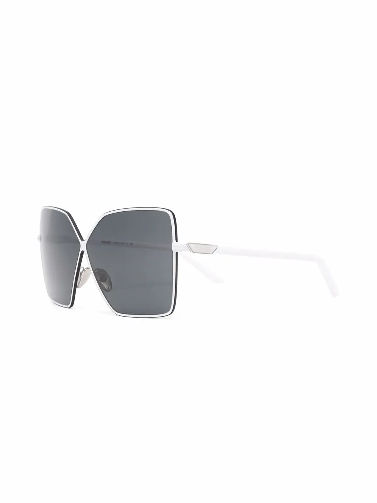 Prada Eyewear オーバーサイズティントサングラス - 画像2