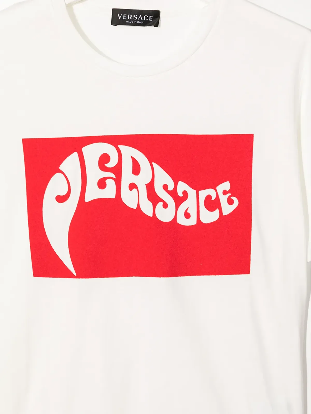 Versace Kids ロゴプリント ジャージーTシャツ - 画像3
