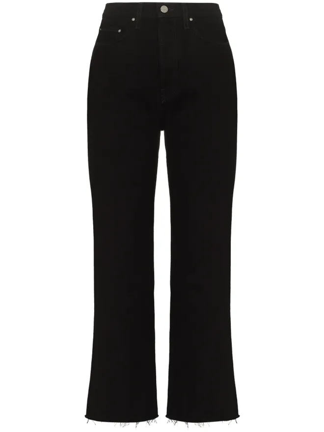 TOTEME TOTEME クロップドストレートジーンズ - ブラックの商品画像