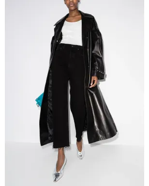 TOTEME クロップドストレートジーンズ - ブラック - サムネイル5