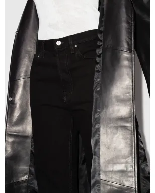 TOTEME クロップドストレートジーンズ - ブラック - サムネイル4